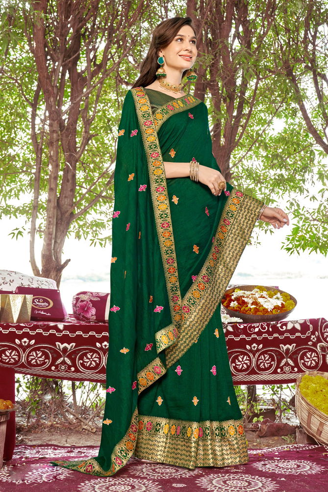 Rosy Vol 4 Party Wear Sarees Catalog
